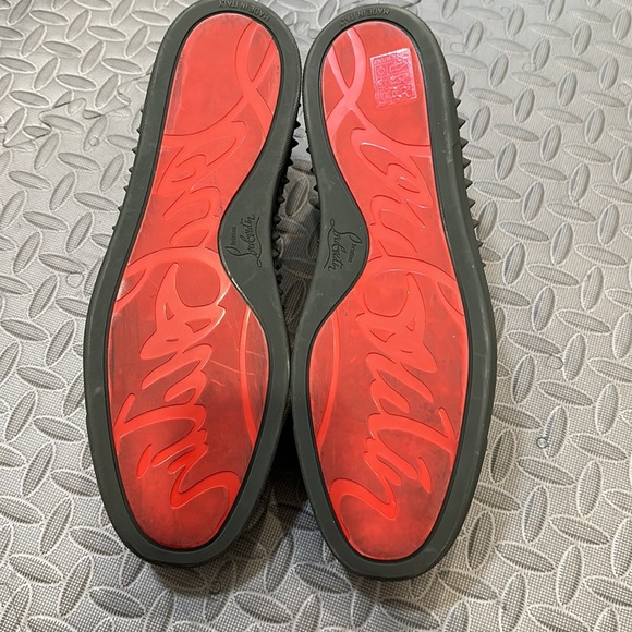Christian Louboutin Men’s, suede, spiked slip on shoe.  Worn once. - Picture 3 of 3